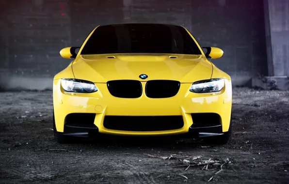 Картинка BMW, E92, M3, Front view