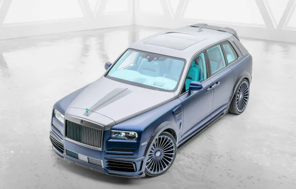 Картинка Rolls-Royce, роскошь, design, tuning, luxury, exterior, 2020, Cullinan, Rolls-Royce Cullinan, Mansory Coastline