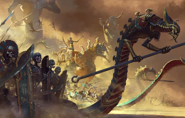 Картинка Total War, Warhammer II, Пошаговая стратегия, игра в смешанном жанре