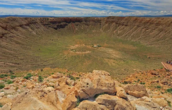 Картинка Аризона, США, кратер Бэрринджера