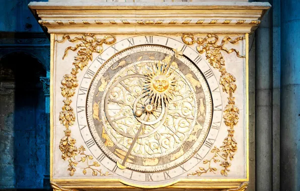 Картинка Франция, Лионский собор, Астрономические часы