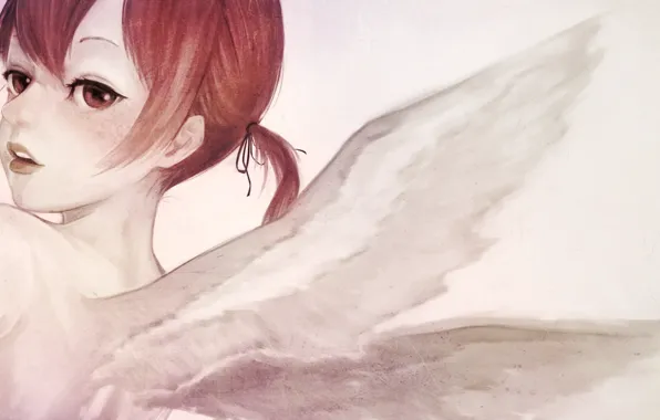 Картинка крылья, ангел, девочка