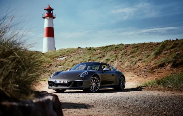 Картинка маяк, Porsche, 4x4, Biturbo, тарга, спецверсия, 911 Targa 4 GTS, Exclusive Manufaktur Edition