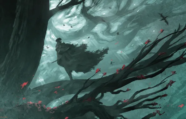 Картинка Bloodborne, by Anato Finnstark, Eileen the Crow