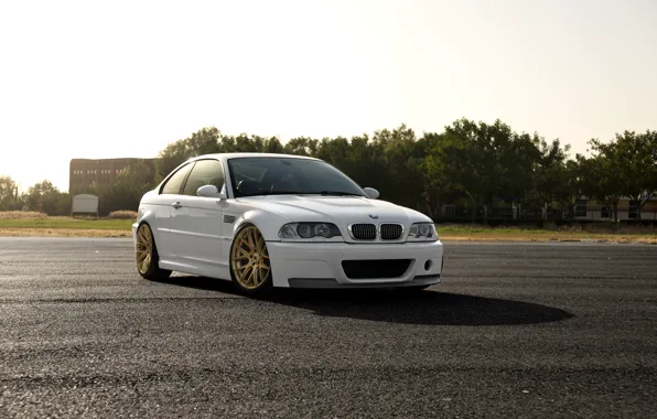 Картинка BMW, White, E46, M3