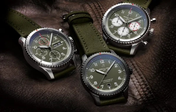 Картинка Breitling, Swiss Luxury Watches, швейцарские наручные часы класса люкс, analog watch, Брайтлинг, Aviator 8 B01 …