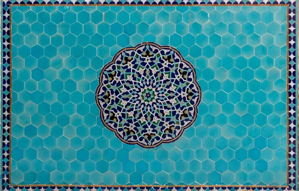 Картинка Iran, islamic pattern, Jame Mosque