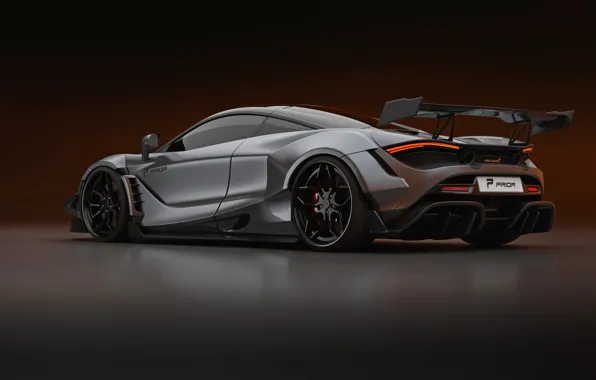 Картинка McLaren, Prior Design, 2020, 720S, диффузор, widebody kit