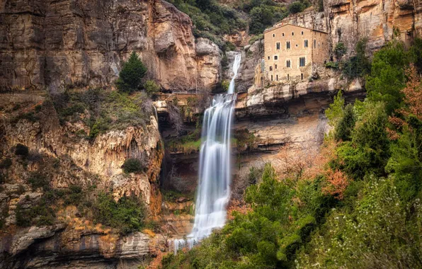 Картинка benedictino, cascadas, monasterio