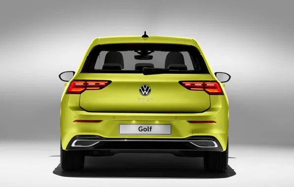 Картинка Volkswagen, вид сзади, хэтчбек, Golf, hatchback, 2020