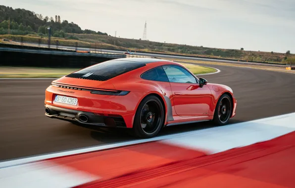 Картинка скорость, 911, Porsche, Carrera 4, гоночный трек, GTS, 2022, Porsche 911 Carrera 4 GTS