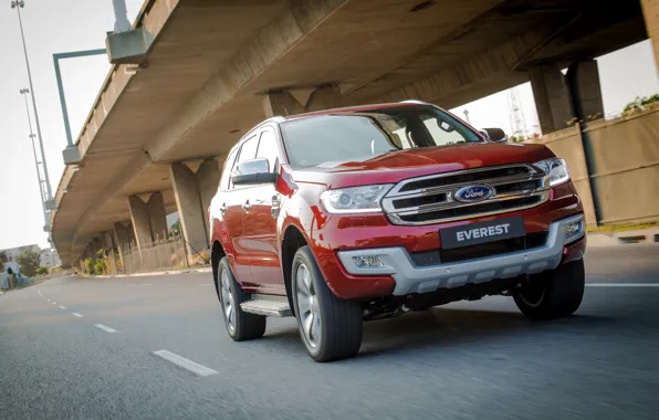 Картинка Ford, эстакада, Everest, Limited, 4WD, 2015