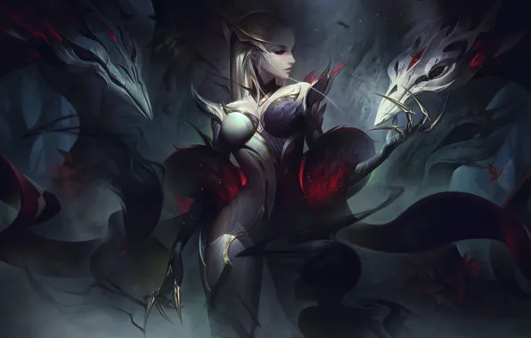 Картинка Art, Game, League of Legends, Skin, LoL, Evelynn, Coven