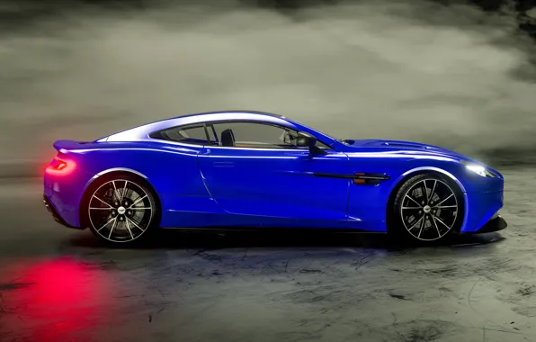Картинка Aston Martin, вид сбоку, Vanquish