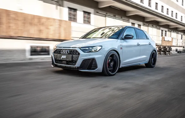 Картинка Audi, скорость, хэтчбек, ABT, Audi A1, 2019