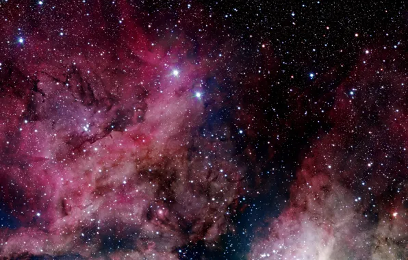 Картинка Stars, Nebula, NGC 3372, Great Nebula in Carina, Eta Carinae, Eta Carinae Nebula, The Carina …