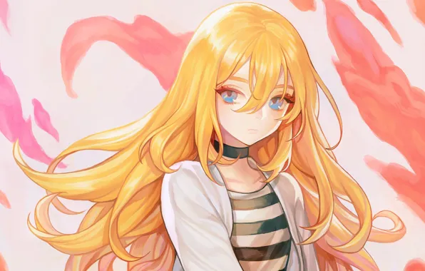 Картинка девушка, блондинка, Ангел кровопролития, Satsuriku no Tenshi