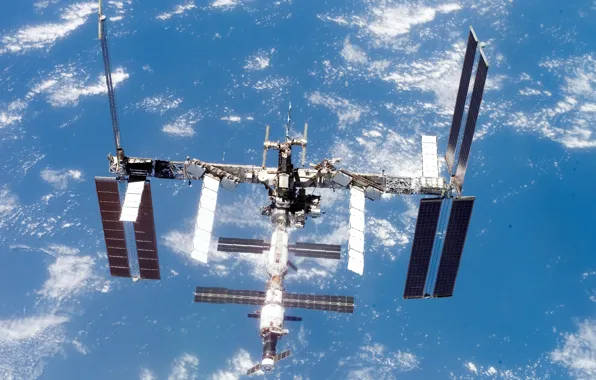 Картинка space, NASA, International Space Station, Space Shuttle Atlantis