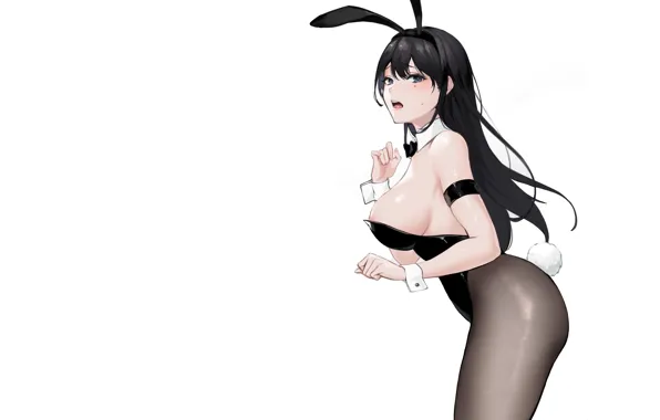 Картинка girl, ass, Sexy, boobs, anime, butt, bunny, bunny girl, shocked