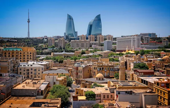 Картинка здания, дома, Азербайджан, Баку