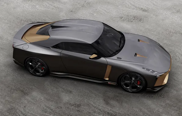 Картинка сверху, Nissan, 2018, ItalDesign, GT-R50 Concept
