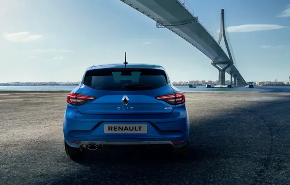 Картинка мост, Renault, Clio, вид сзади, хэтчбек, 2019, RS Line