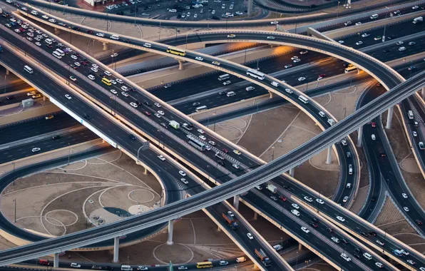Картинка Dubai, Highway, Autobahn, Crossing, التجمع 345, دبي