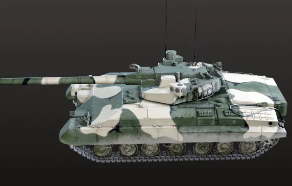 Картинка СССР, Опытный танк, Объект 490А Боксер