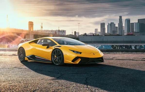 Картинка Lamborghini, Vorsteiner, Los Angeles, Performante, Huracan, 2019