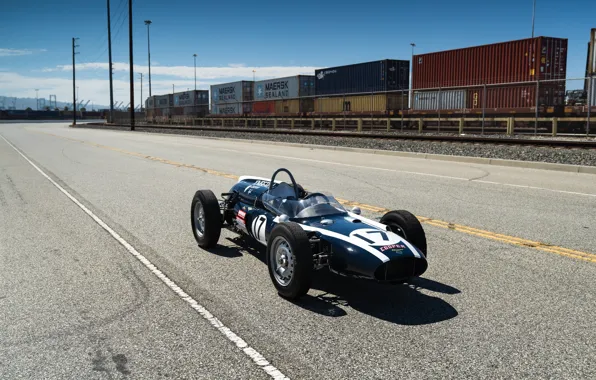 Картинка Cooper, Formula 1, Classic car, 1961, Sports car, Cooper T54, Indianapolis 500, Indianapolis 500-Mile Race