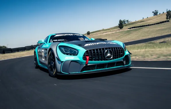 Картинка Mercedes-Benz, AMG, GT4, 2019