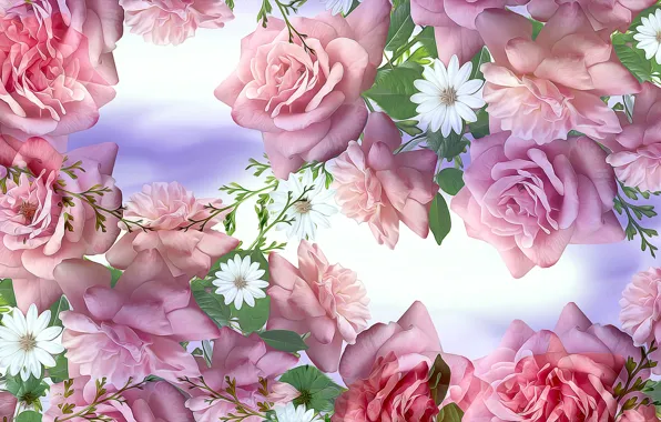 Картинка Grafika, Kwiaty, Roże