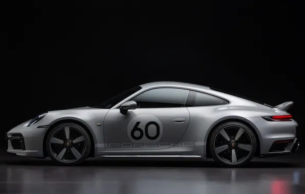 Картинка Porsche 911, вид с боку, Sport Classic, 2022