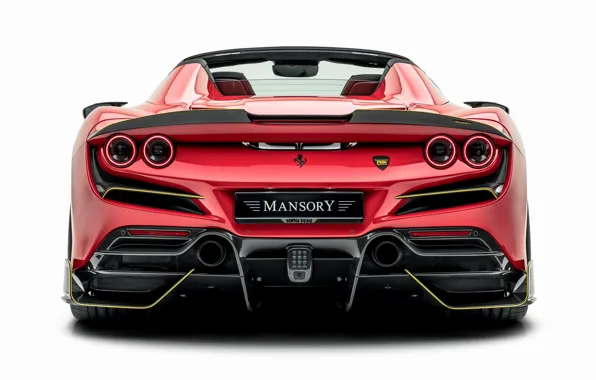 Картинка вид сзади, Mansory, Spider, 2022, Ferrari F8