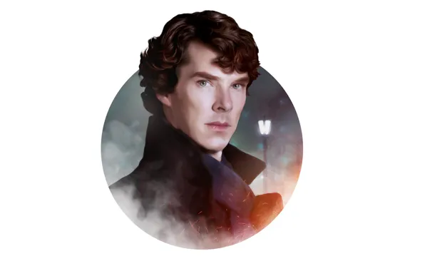 Картинка Бенедикт Камбербэтч, Benedict Cumberbatch, Sherlock, Sherlock BBC, Sherlock (сериал), by 8penny