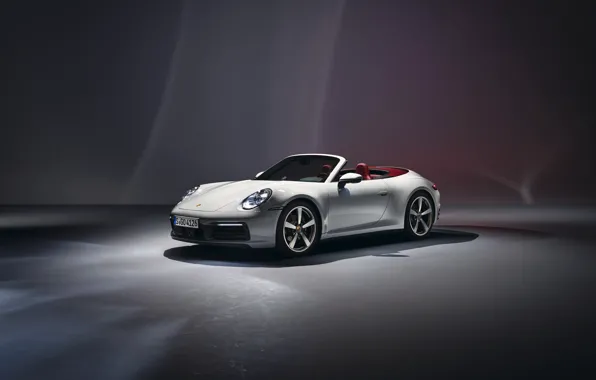Картинка 911, Porsche, Carrera, Cabriolet, 2019