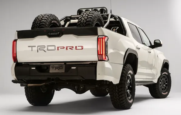 Картинка Toyota, SUV, TRD, Tundra, pickup truck, 2021, light background, Desert Chase Concept, Toyota Tundra TRD …
