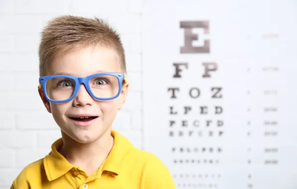 Картинка view, child, glasses, visual examination