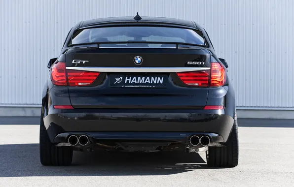 Картинка BMW, Hamann, 2010, Gran Turismo, 550i, корма, 5er, F07, 5-series, GT