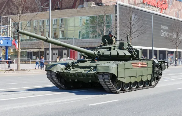 Картинка танк, Парад Победы, Т-72Б3М, бронетехника России, мод. 2016