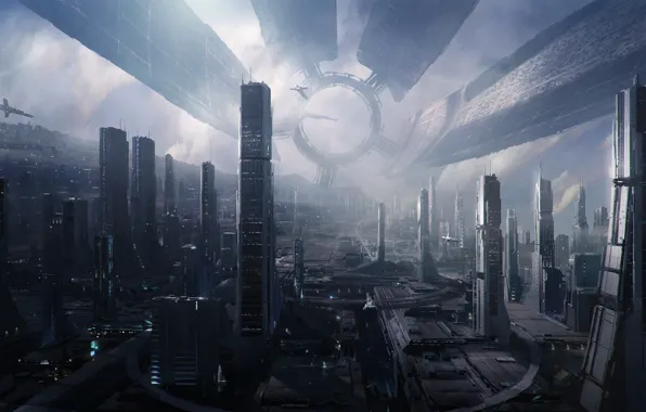 Картинка Mass Effect 2, Цитадель, Mass Effect, hires, Mass Effcet 3