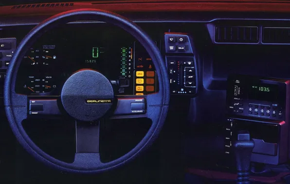 Картинка Авто, Машина, Панель, Салон, Camaro, Руль, Berlinetta, Camaro Berlinetta, 1984 Camaro Berlinetta Dash