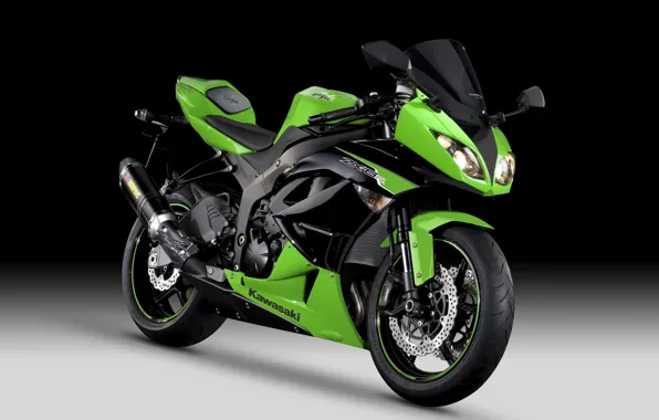 Картинка мотоцикл, байк, motorcycle, superbike, sportbike, Kawasaki Ninja ZX-6R