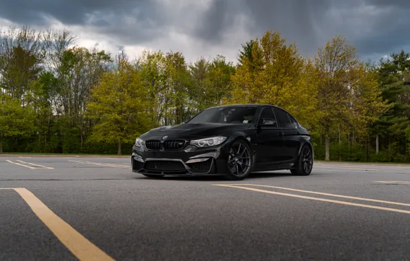 Картинка BMW, Black, Parking, F80, M3