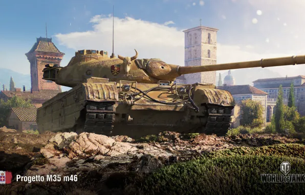Картинка WoT, World of Tanks, Wargaming, Progetto M35