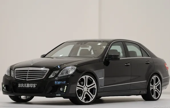 Картинка Mercedes-Benz, седан, W212, четвёртое поколение легковых автомобилей E-класса, доработанная версия от немецкого тюнинг-ателье, Brabus E