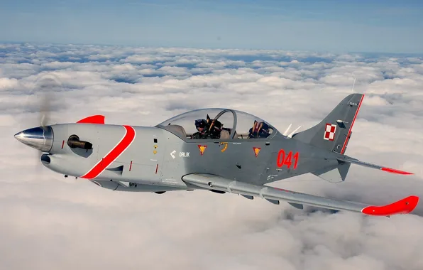 Картинка Самолет, ВВС Польши, Учебно-тренировочный самолёт, PZL-130 Orlik
