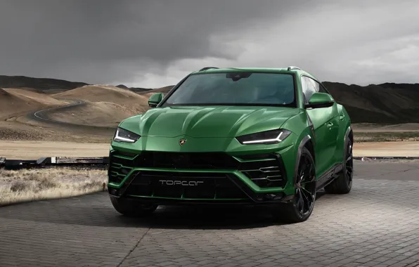 Картинка Lamborghini, вид спереди, 2018, TopCar, Urus