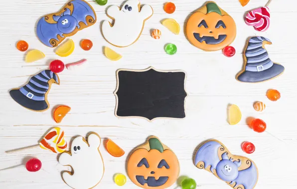 Картинка печенье, Halloween, Pumpkin, выпечка, глазурь, Cake, Celebration