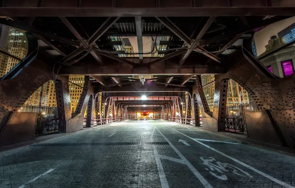 Картинка chicago, wellsstreet, Tunnel to the Loop